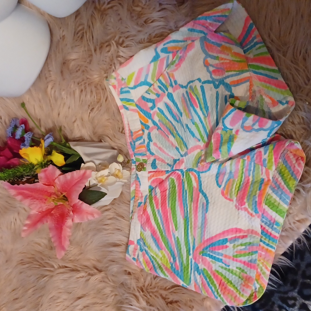 🎀PRICE DROP TODAY 🏖 🤍💙💚💖SUPER CUTE LILLY PULITZER SHORTS - Picture 2 of 7